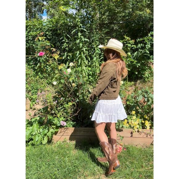 White Eyelet Sundress — Coastal Cowboy / 2000s Y2K - Picture 5 of 6